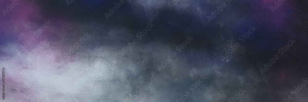 Aufkleber stunning abstract painting background texture with dark slate gray, ash gray and slate gray colors and space for text or image. can be used as horizontal background texture