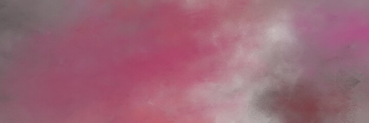 beautiful vintage abstract painted background with antique fuchsia, silver and rosy brown colors and space for text or image. can be used as horizontal header or banner orientation