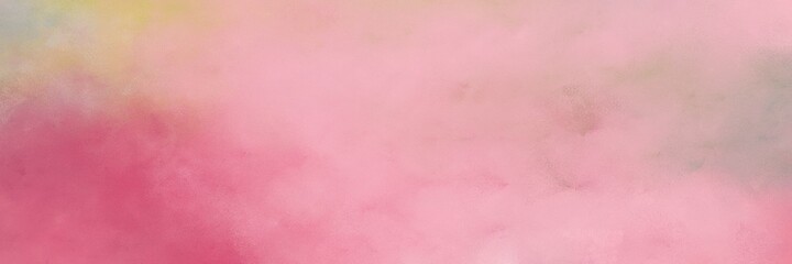 decorative vintage abstract painted background with pastel magenta, pale violet red and dark gray colors and space for text or image. can be used as horizontal background texture