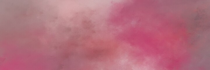 awesome abstract painting background graphic with antique fuchsia and tan colors and space for text or image. can be used as horizontal background texture