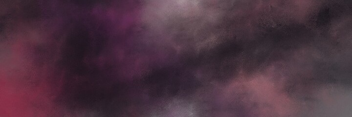 beautiful abstract painting background graphic with very dark violet, pastel brown and antique fuchsia colors and space for text or image. can be used as horizontal background texture