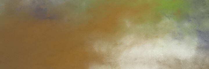 Obraz na płótnie Canvas stunning vintage abstract painted background with pastel brown, pastel gray and rosy brown colors and space for text or image. can be used as horizontal header or banner orientation
