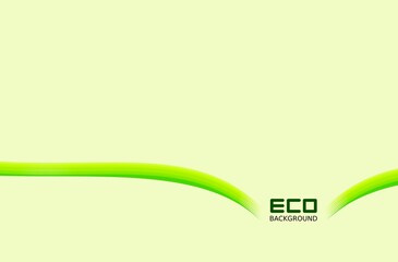 Abstract green background with wave. Green eco friendly backgrounds with leaf patterns for business posts and presentations, natural backgrounds, green abstract backgrounds