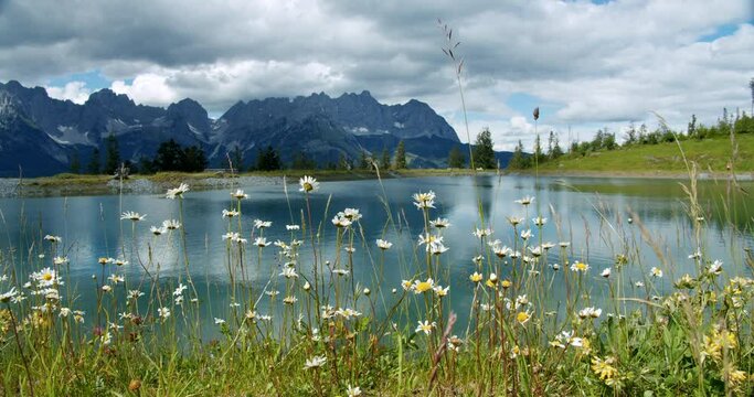 Astberg lake near Ellmau, Wilderkaiser mountains, Austria