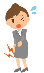 キャリアウーマン　膝痛　リウマチ