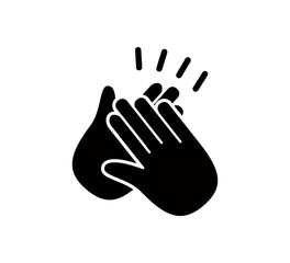 Fototapeta premium Applause icon vector flat style illustration
