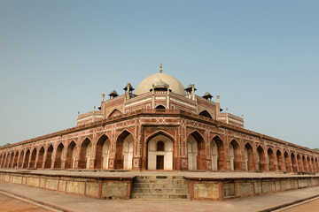 Fototapeta na wymiar Exterior of Humayun's Tomb in Delhi, India