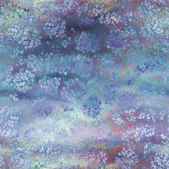 Seamless abstract pattern that looks like wax melt. Pastel gentle colored design. High quality illustration that resembles encaustic art. Iridescent holographic luxurious graphic design.