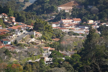 Fototapeta na wymiar view of the village of monte alegre do sul