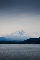 Mount Fuji and Lake Motosuko, Japan