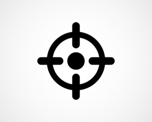 target icon cursor dot vector eps