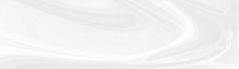 Black gray satin dark fabric texture luxurious shiny that is abstract silk cloth panorama background with patterns soft waves blur beautiful.