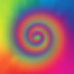 Naklejka premium An abstract psychedelic spiral background image.