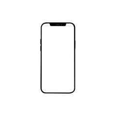 New IPhone Isolated On Clean Background Stock Illustration