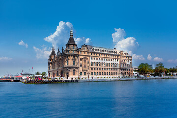 Fototapeta premium Haydarpasa train station and port - Istanbul, Turkey 