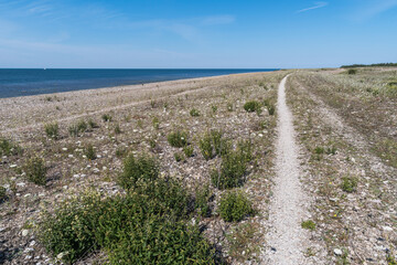 View over the nature reserve Neptuni Akrar in Sweden