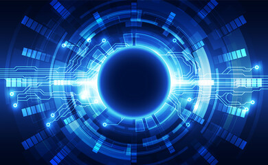 Abstract futuristic digital technology background. Illustration Vector