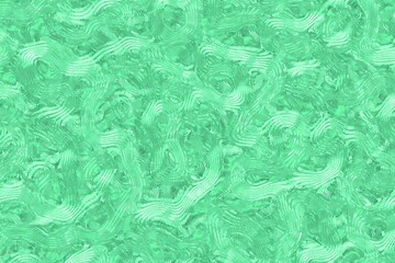 creative teal, sea-green fluid relief under the shaking digital art texture or background illustration