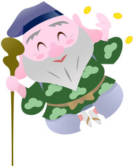 七福神　寿老人