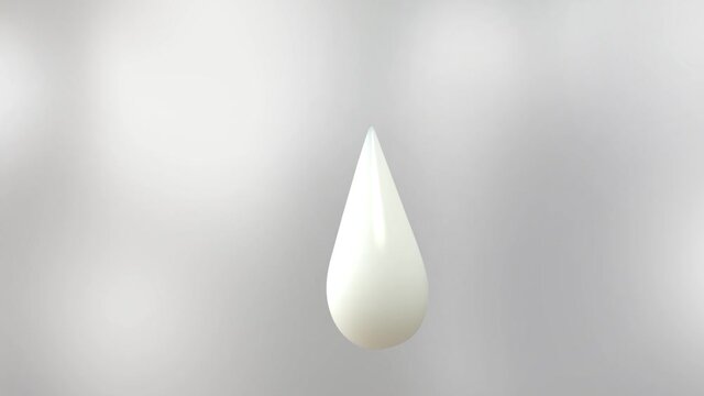 Drops of cream, the combination of the equations in the skin cream. Or sun visor 3d
