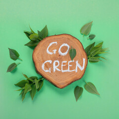 Environmentally friendly planet concept. Nature Think Green, Live Green and  Ecology Concept. Eco...
