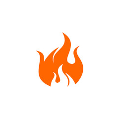 fire flames icon vector symbol illustrations isolated white background