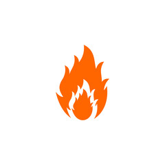 fire flames icon vector symbol illustrations isolated white background