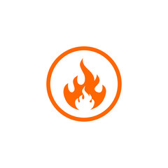 fire flames icon vector symbol illustrations isolated white background