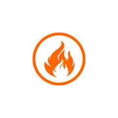 fire flames icon vector symbol illustrations isolated white background