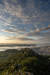 Obraz premium Yudalsan mountain sunset