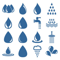 water icon water wave vector symbol isolated illustrations white background
