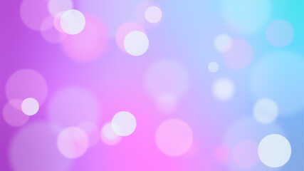 Abstract Bokeh Colourful Background - Blur, Gradient, Full Screen
