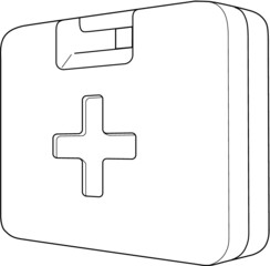 Obraz premium First aid kit box