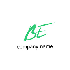 be initial letter handwriting and signature logo