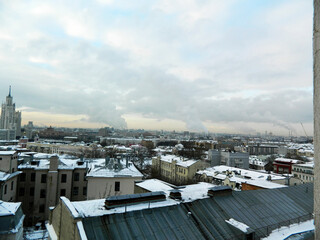 city ​​in the snow © Konstantin