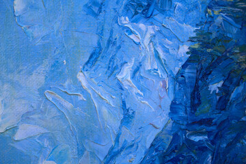 Obraz premium the painting is painted on canvas with oil paints background for creative design