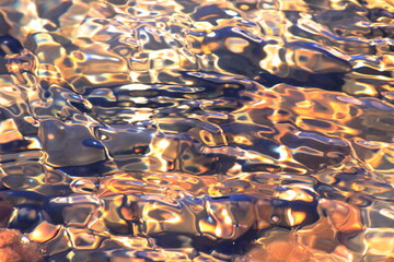 Fototapeta premium clear sea water and rocks