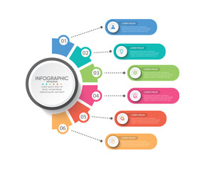 Presentation business abstract background infographic template