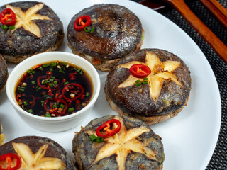 Korean food : Pyogobeoseotjeon. Korean ritual food usually eaten on holidays.