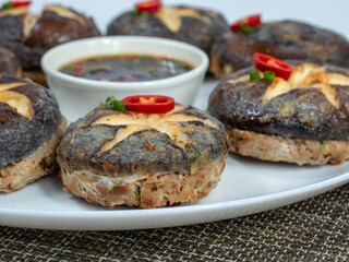 Korean food : Pyogobeoseotjeon. Korean ritual food usually eaten on holidays.