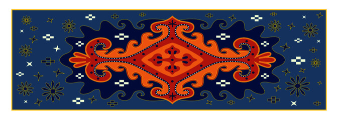Caucasian carpet ornament