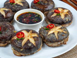 Korean food : Pyogobeoseotjeon. Korean ritual food usually eaten on holidays.