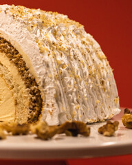 Tunnel cake on a show off plate