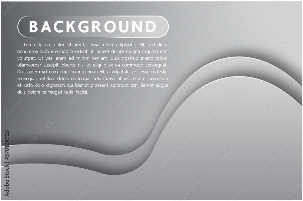 Wall mural gray background vector lighting effect graphic for text and message board design infographic