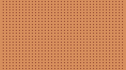 red dot with brown background