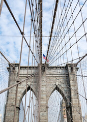 Fototapeta na wymiar Pont de Brooklyn à New York