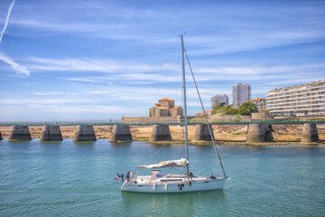 port des sables-d'olonne en vendée	