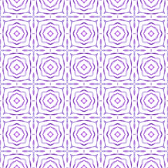 Repeating striped hand drawn border. Purple 