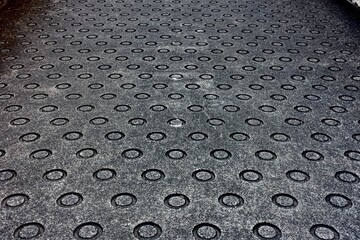 コンクリート滑り止めディンプル