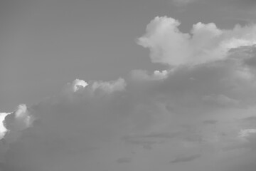 Fototapeta premium dark gray dramatic sky with large clouds